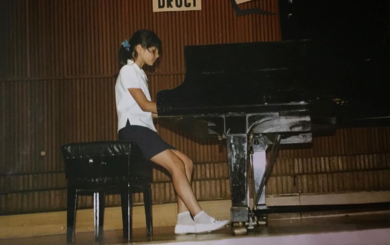 Yacha Bachmadova at her first solo concert